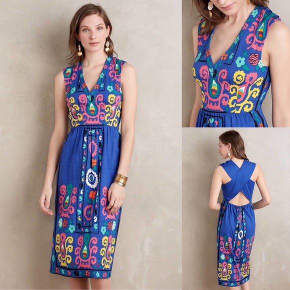 Anthropologie Dresses & Skirts - 🍉NEW Stunning Magali embroidered midi dress